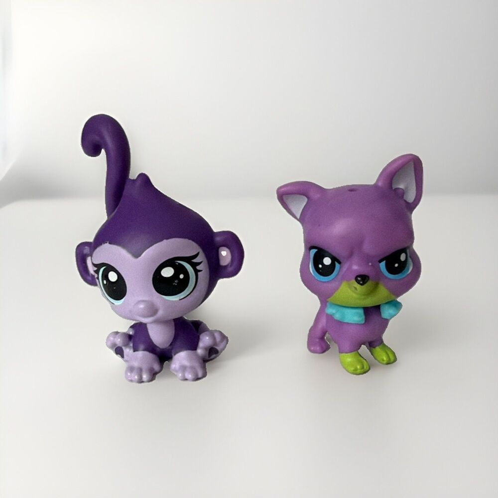 LPS Littlest Pet Shop Lot Of 2 Kendal Mann & Simi Simian